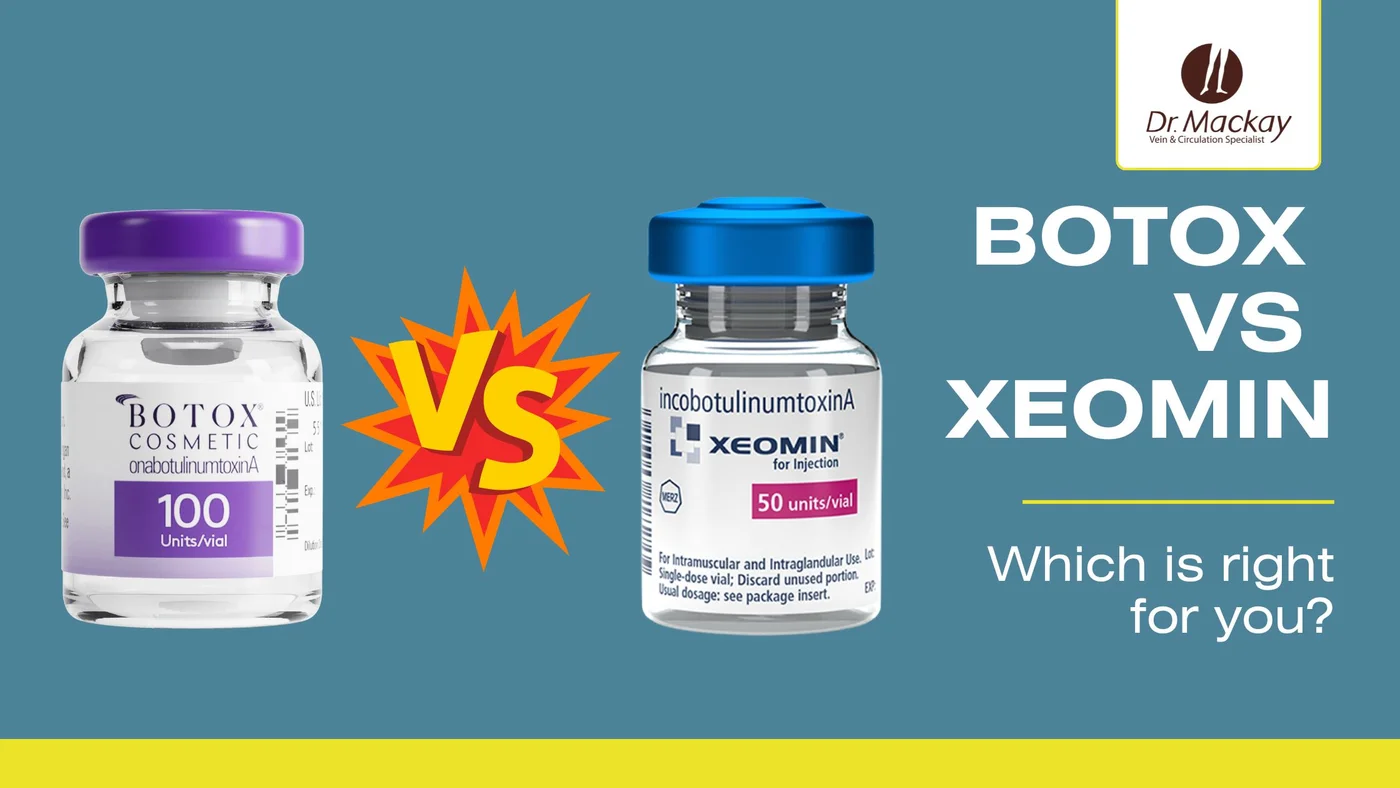 Botox vs Xeomin mackay vein st pete largo palm harbor with text